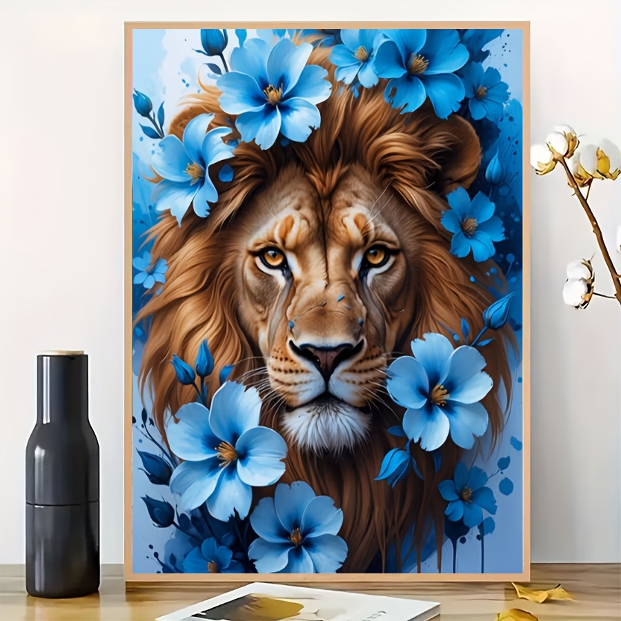 Art Craft Lion - Full Square Diamond,No FrameNew 5D Diamond