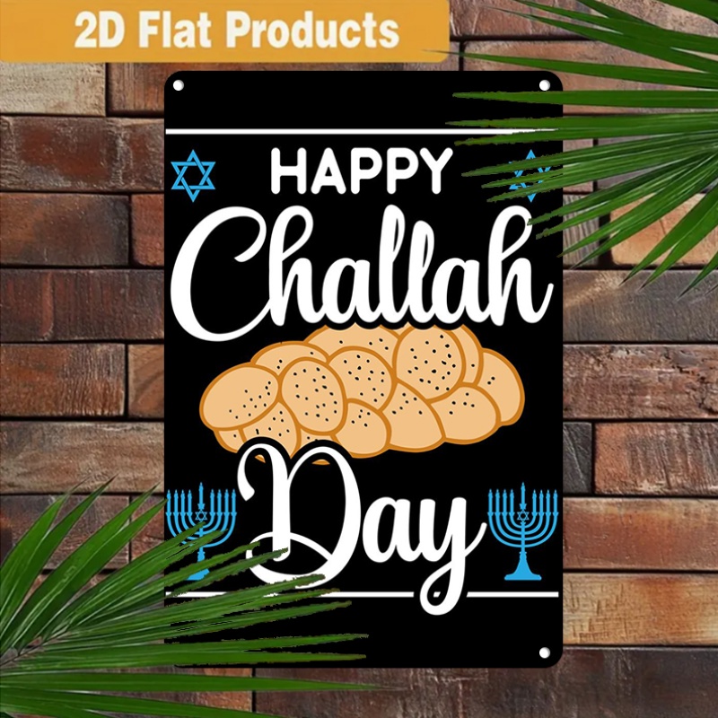 Art & Craft Jojo - CIFBUY Vintage Jewish Challah Menorah Aluminum