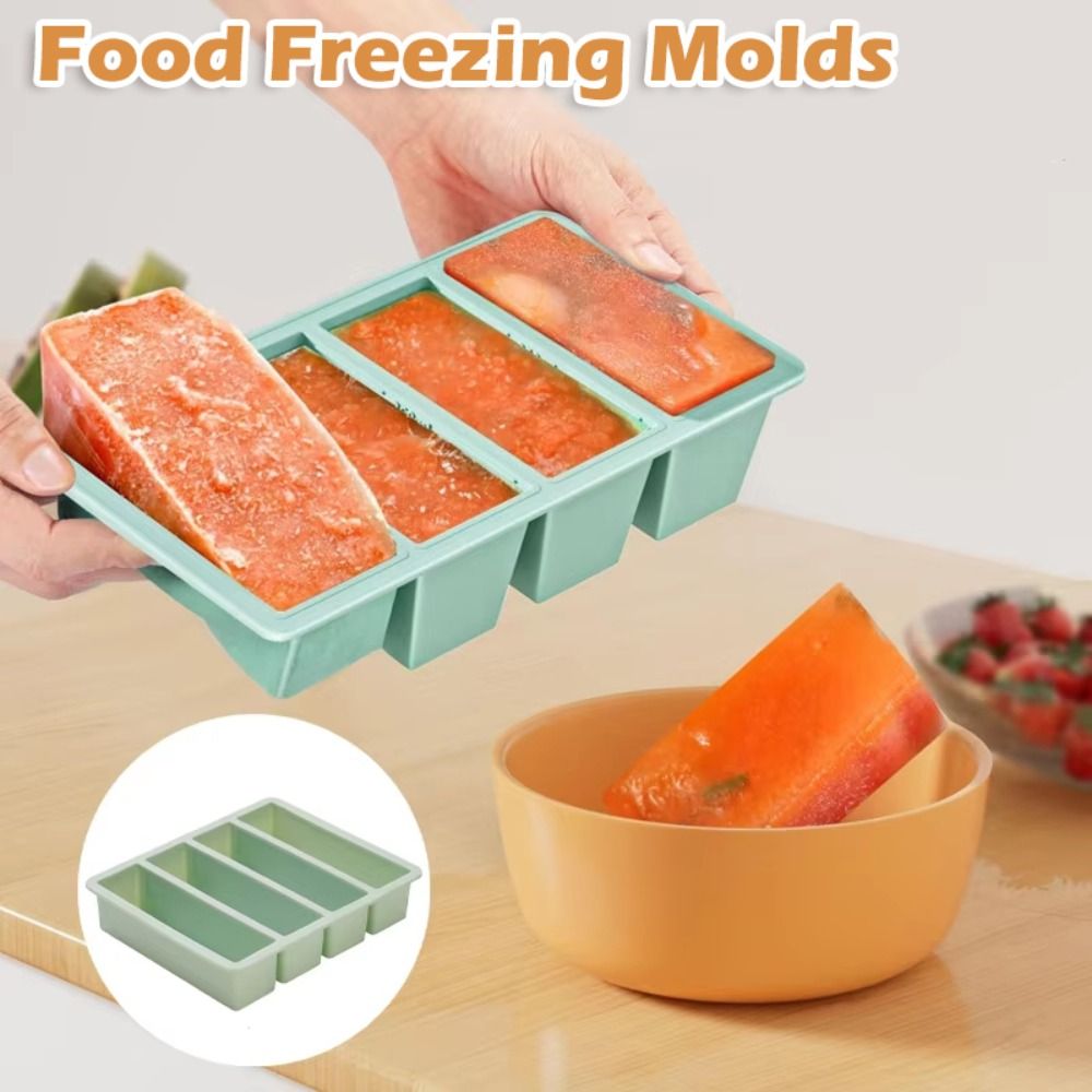 Art Craft Ice Cream - New 4 Grids Food Freezing Molds