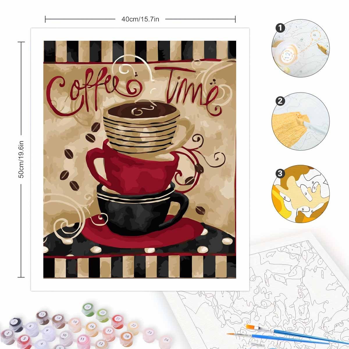 Paint By Numbers Kit for Adult - огляд і ціна Letter S Art Craft