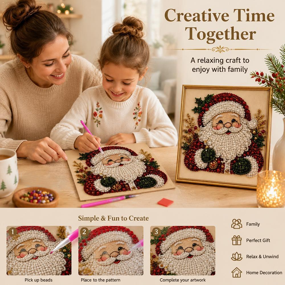 Christmas Santa Claus Pearl Ar - огляд і ціна Art Craft Resin
