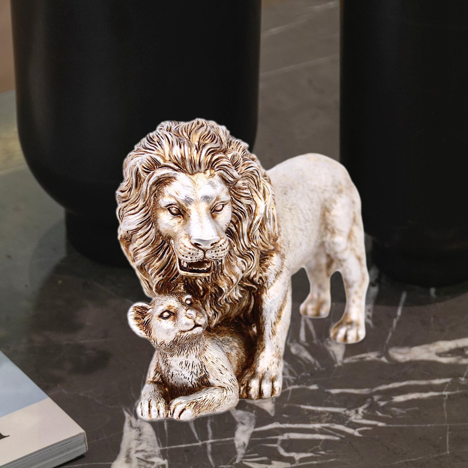 Lion Statue Home Decoration Ar - огляд і ціна Art Craft Lion