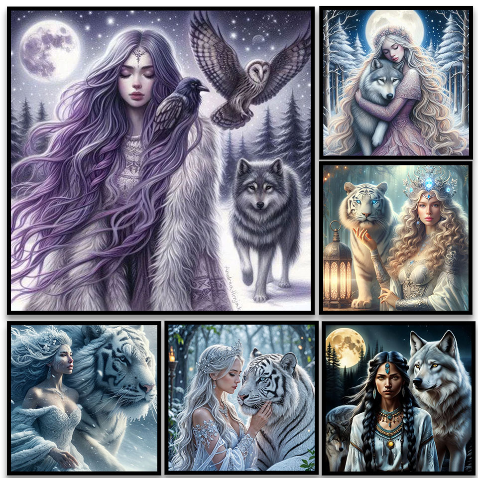5D DIY Diamond Painting: Woman - огляд і ціна Art Craft Lion