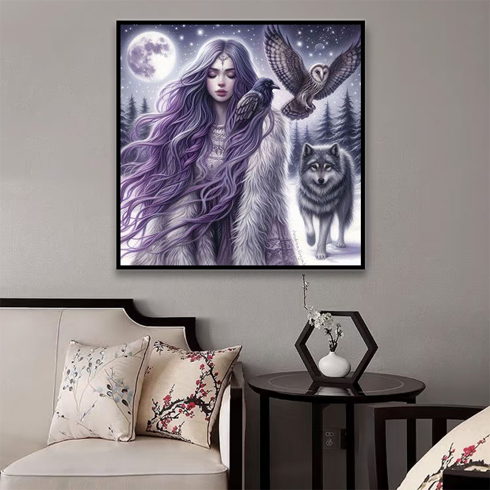 5D DIY Diamond Painting: Woman - огляд і ціна Art Craft Lion