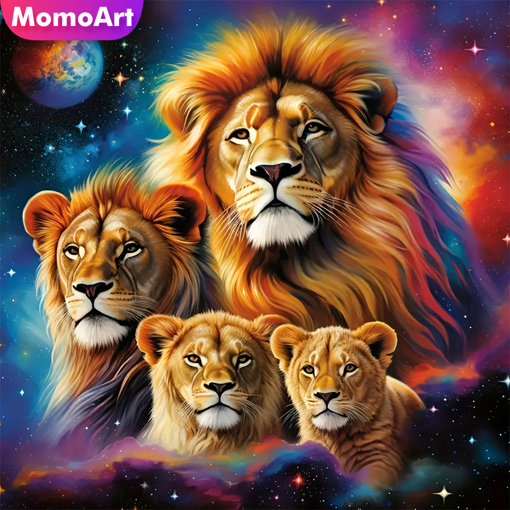 Momoart Diamond Painting Lions - огляд і ціна Art Craft Lion