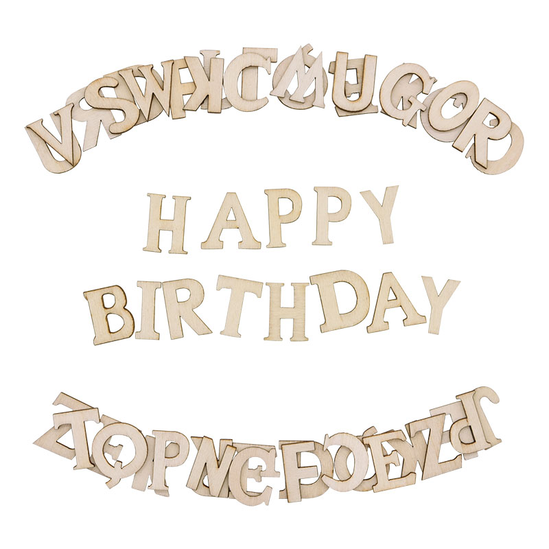 100pcs Wood English Alphabet D - огляд і ціна Letter S Art Craft