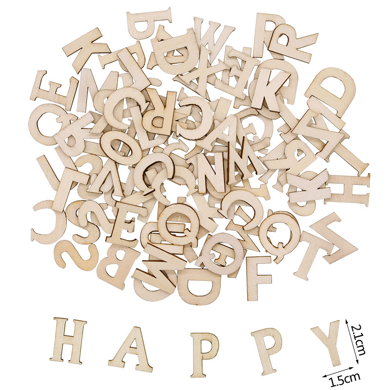 100pcs Wood English Alphabet D - огляд і ціна Letter S Art Craft