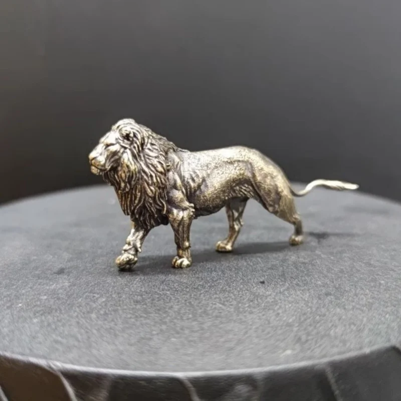 Mini Solid Brass Lion Sculptur - огляд і ціна Art Craft Lion