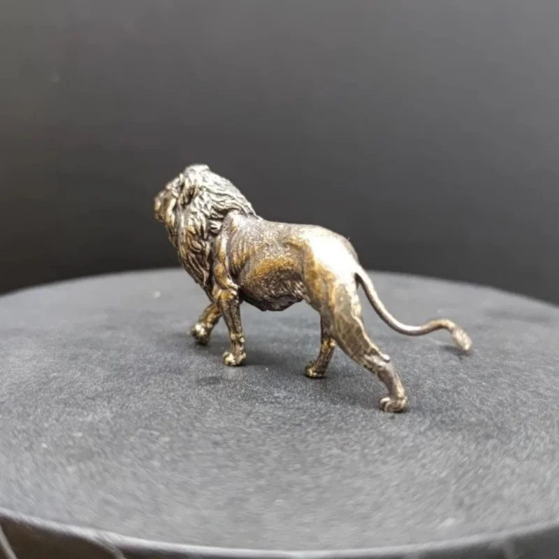 Mini Solid Brass Lion Sculptur - огляд і ціна Art Craft Lion