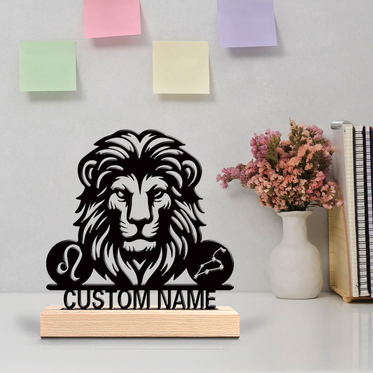 1pc lion Personalized Name Met - огляд і ціна Art Craft Lion