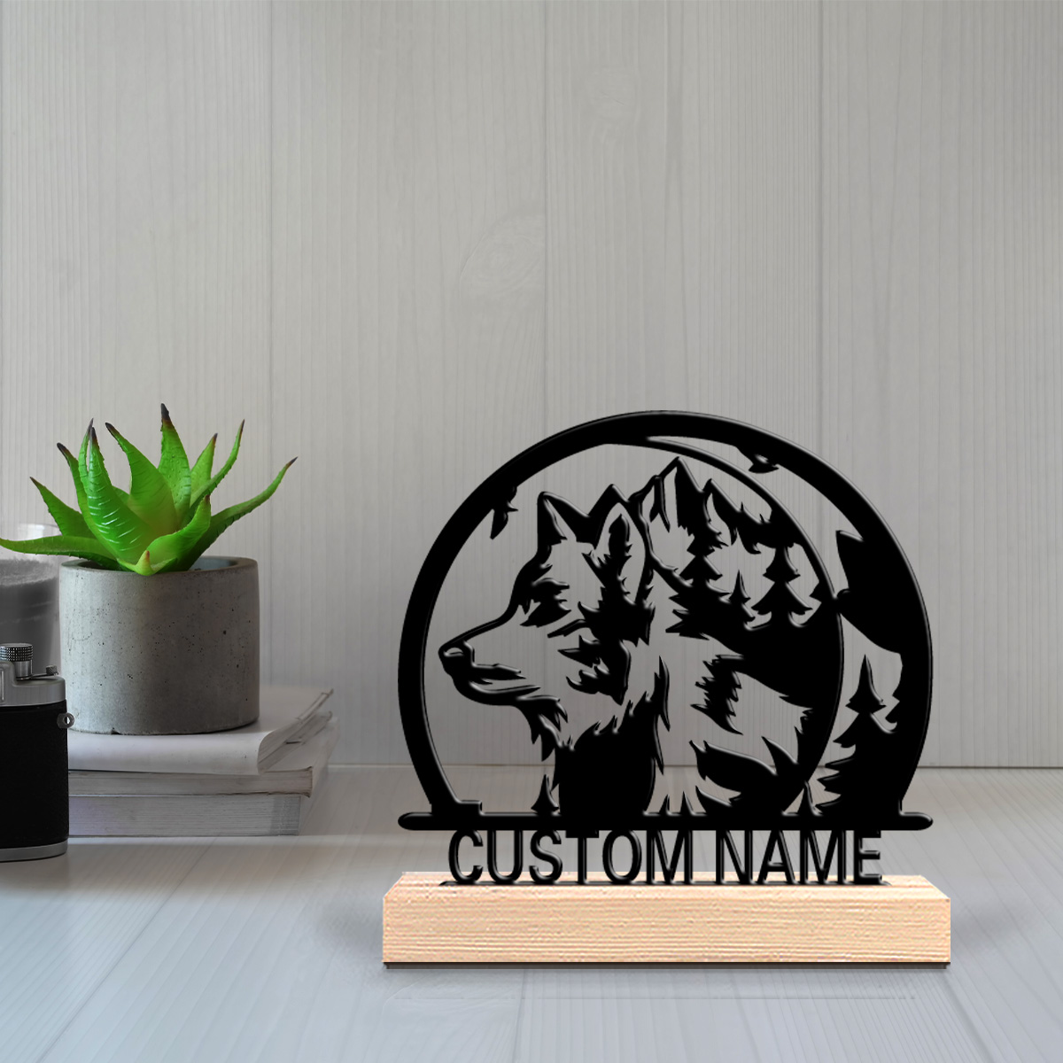 1pc Mountain wolves Customizab - огляд і ціна Letter S Art Craft