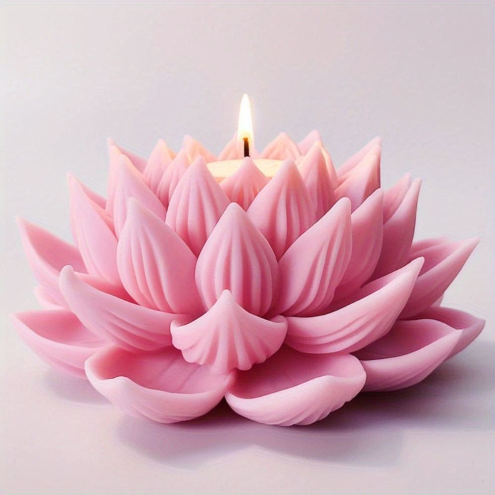 3D Lotus Flower Candle Silicon - огляд і ціна Art And Craft Valentine