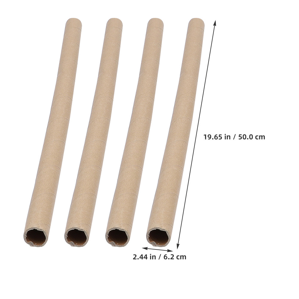 4Pcs Thick Paper Roll Tube Bla - огляд і ціна Art Craft School
