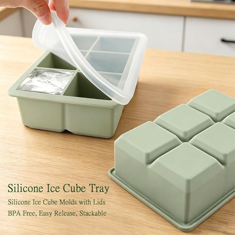 Silicone Ice Cube Tray Mold 6  - огляд і ціна Art Craft Ice Cream