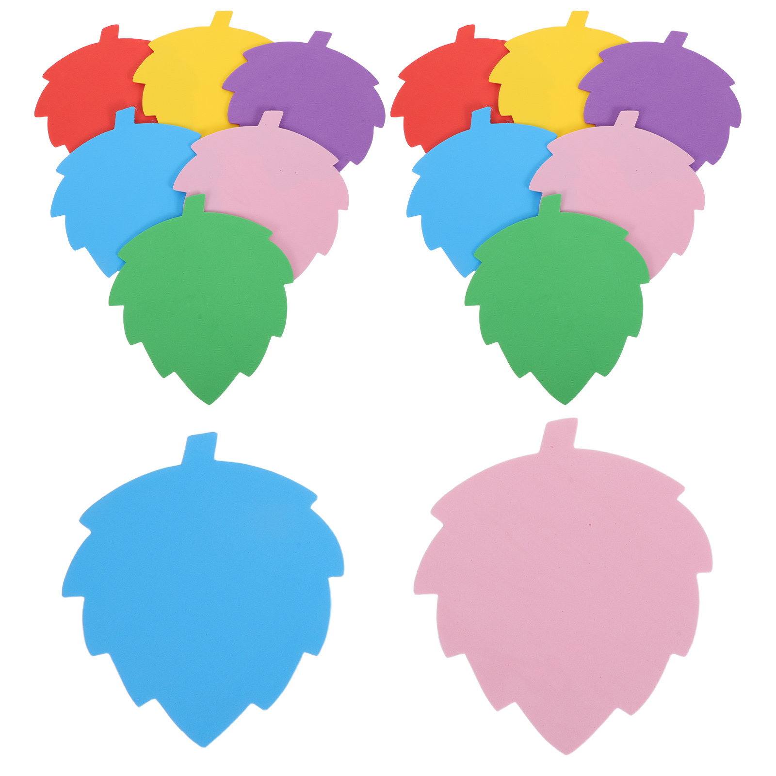 72Pcs Colorful Foam Leaf Shape - огляд і ціна Art Craft School