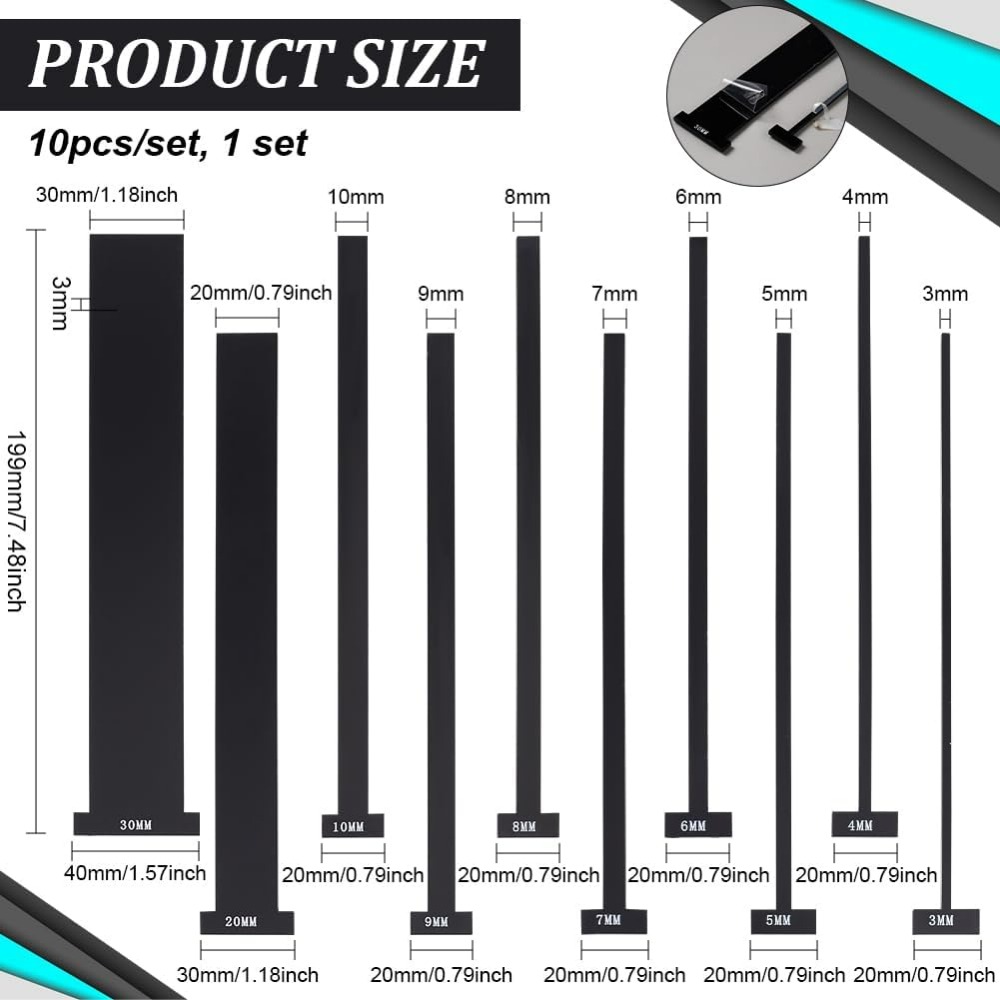 10pcs Acrylic Bookbinding Spac - огляд і ціна Bookbinding Supply Kit