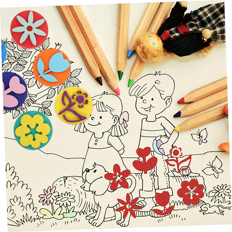 6Pcs/bag Foam Stamps for Paint - огляд і ціна Art Craft 6 Year Old