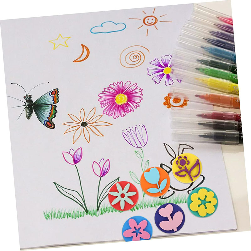 6Pcs/bag Foam Stamps for Paint - огляд і ціна Art Craft 6 Year Old