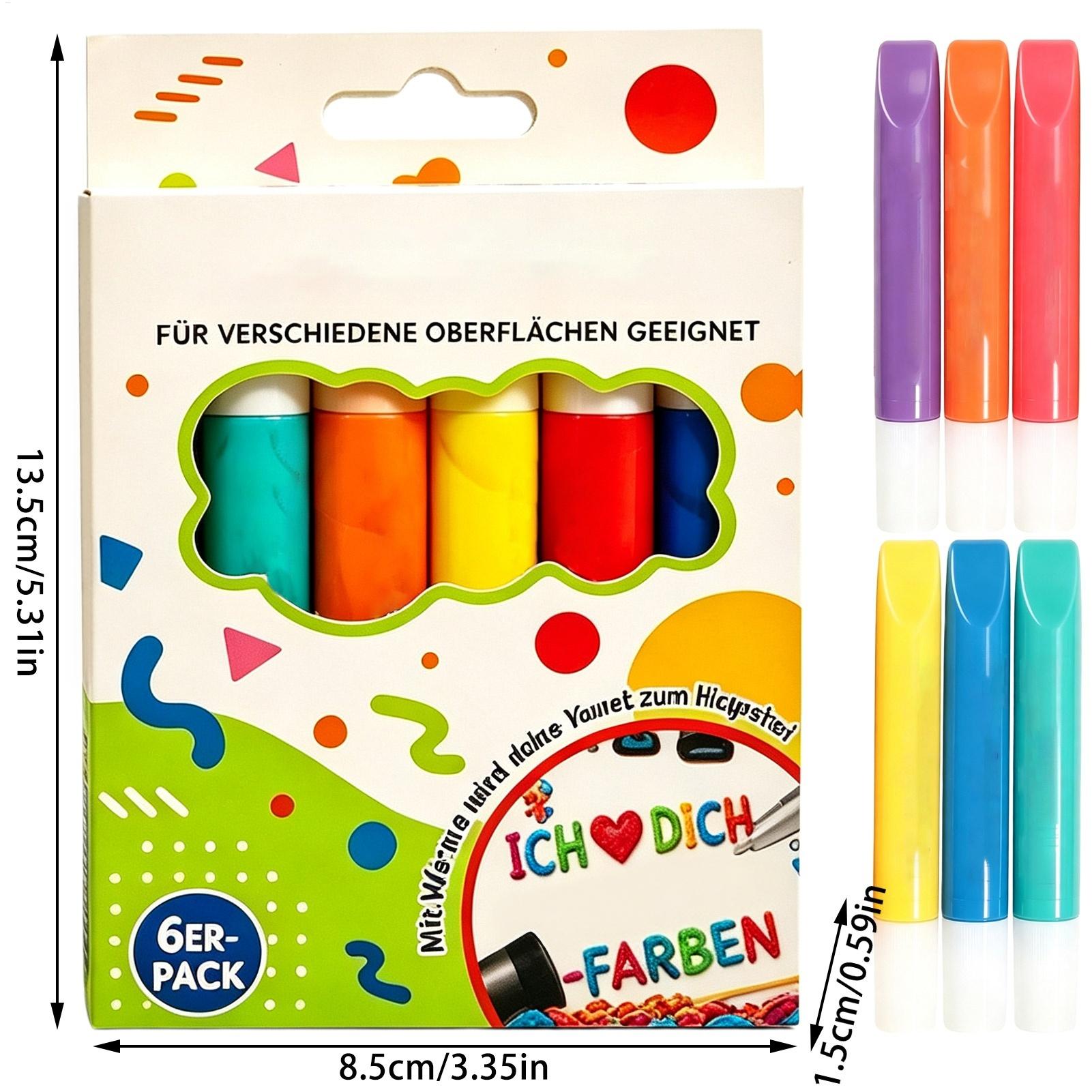 Bubble Pen 6/12 Piece Art Draw - огляд і ціна Art Craft School
