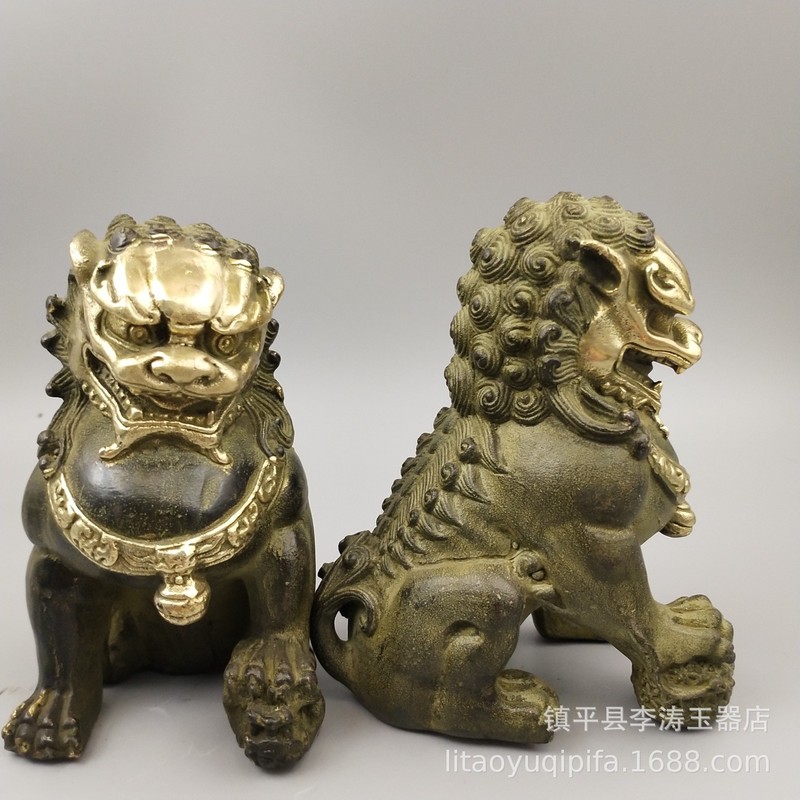 Brass double-eared copper bell - огляд і ціна Art Craft Lion
