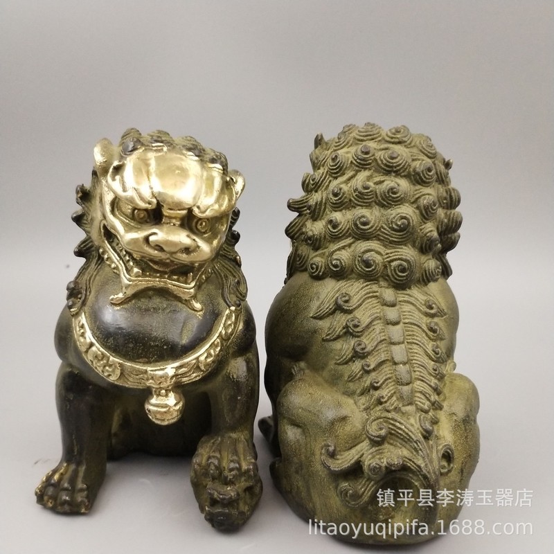 Brass double-eared copper bell - огляд і ціна Art Craft Lion