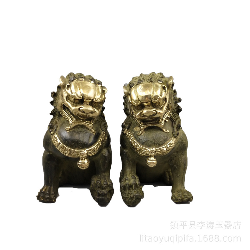 Brass double-eared copper bell - огляд і ціна Art Craft Lion