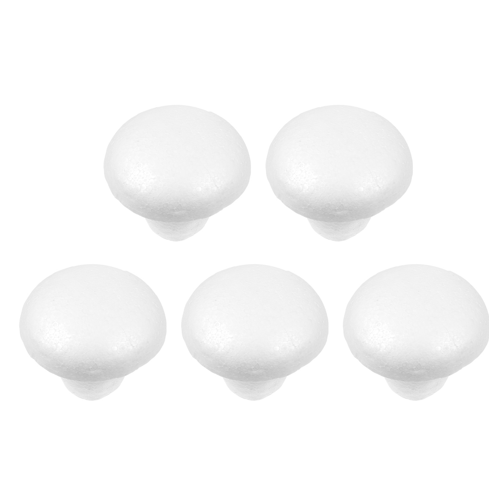 5Pcs White Foam Mushroom Cutou - огляд і ціна Art Craft School