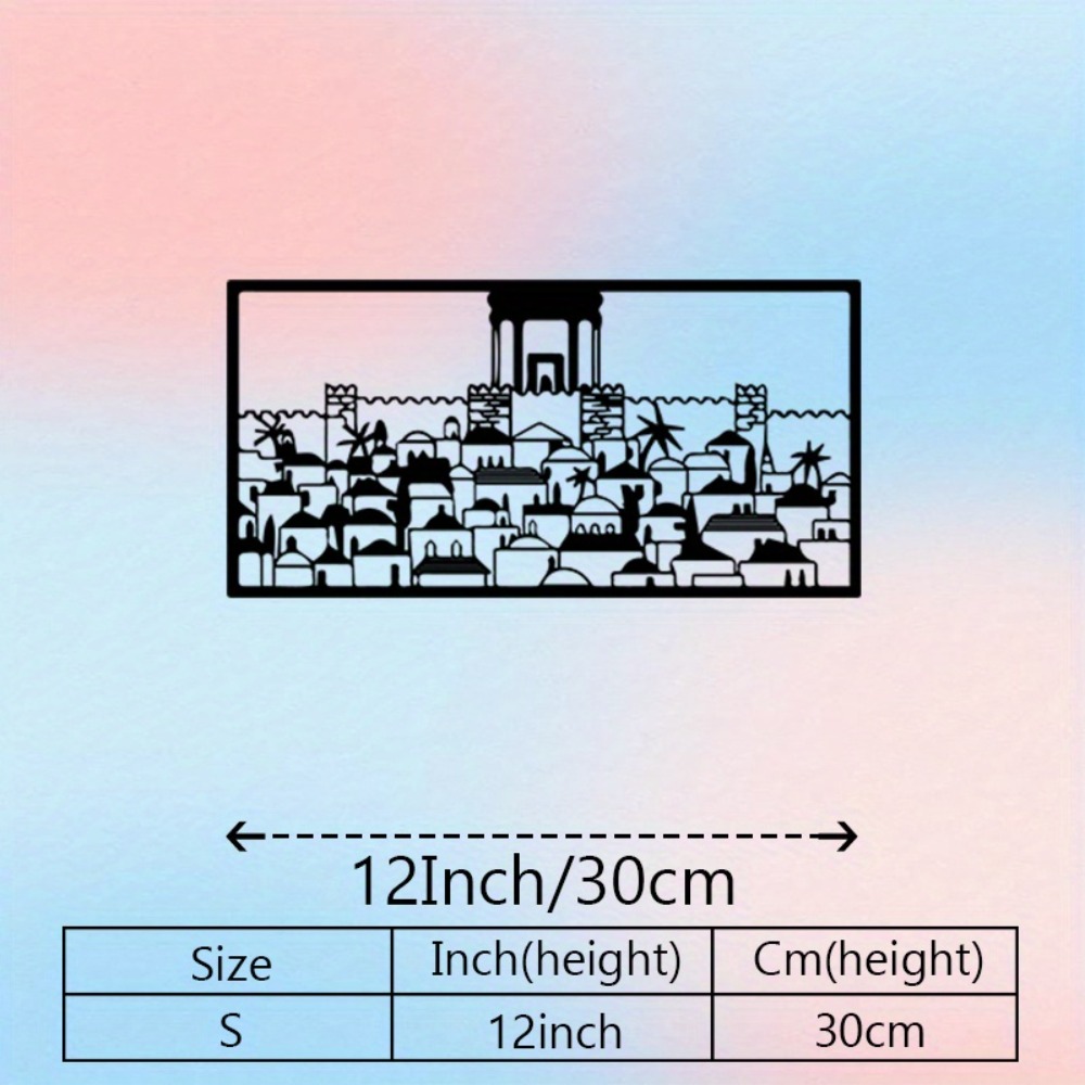 CIFBUY Metal Wall Art Jerusale - огляд і ціна Art & Craft Jojo
