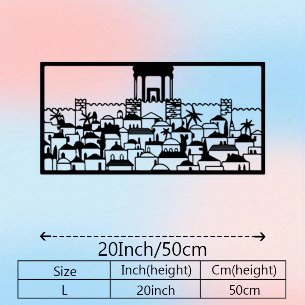 CIFBUY Metal Wall Art Jerusale - огляд і ціна Art & Craft Jojo