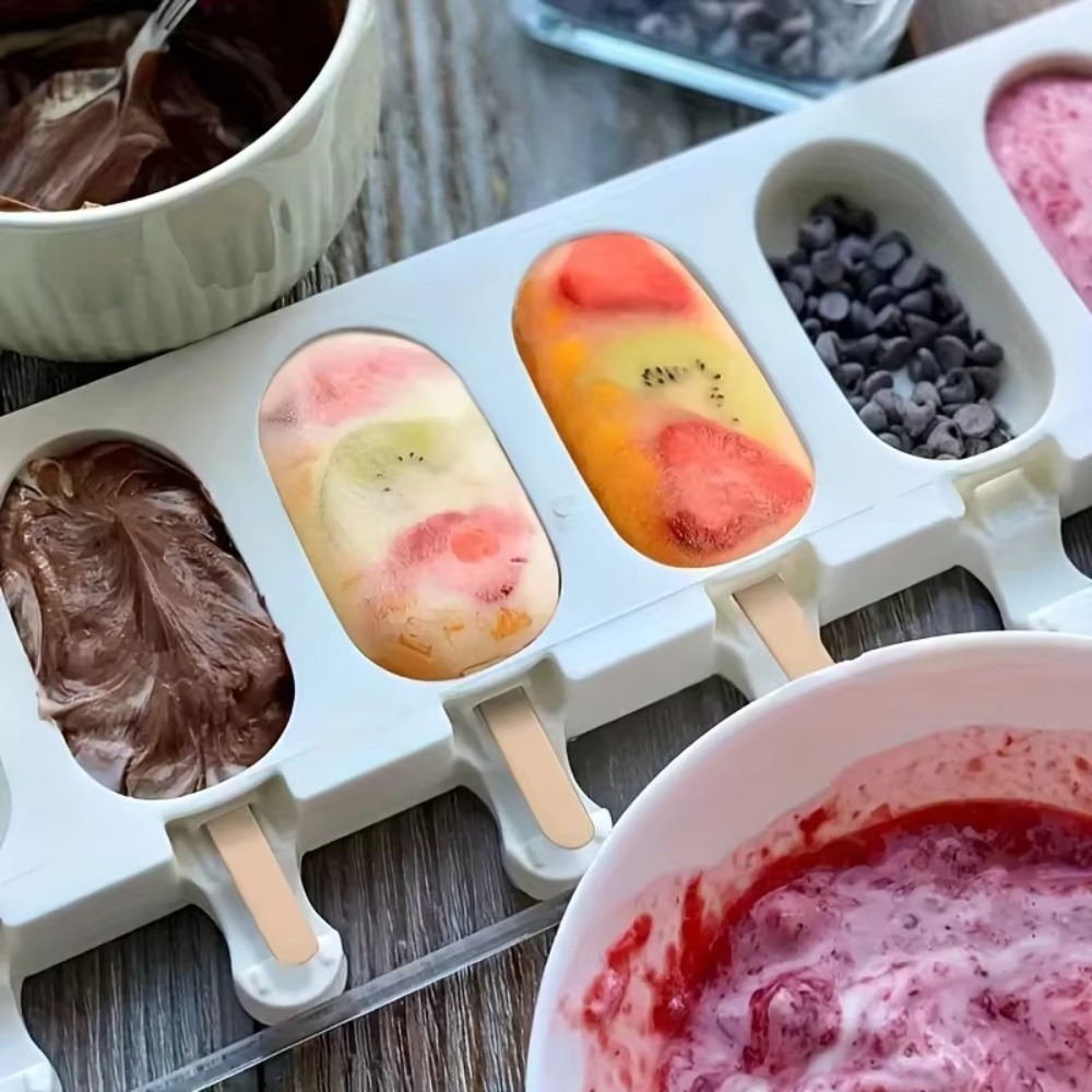 4Pcs Large Silicone Popsicle M - огляд і ціна Art Craft Ice Cream